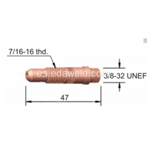 10N Tig Welding Collet Body